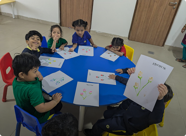 Children selecting activities